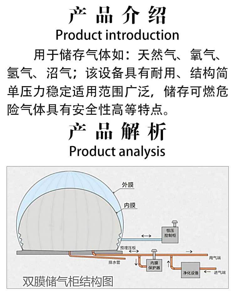 一體化雙膜儲氣柜 現代沼氣工程的關鍵技術與應用優勢